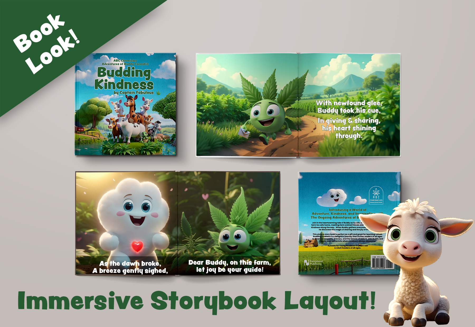 Look Inside the Adventures of Buddy Cannabis- Budding Kindness